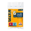 Gizeh Slim Filter Aktivkohle 6mm